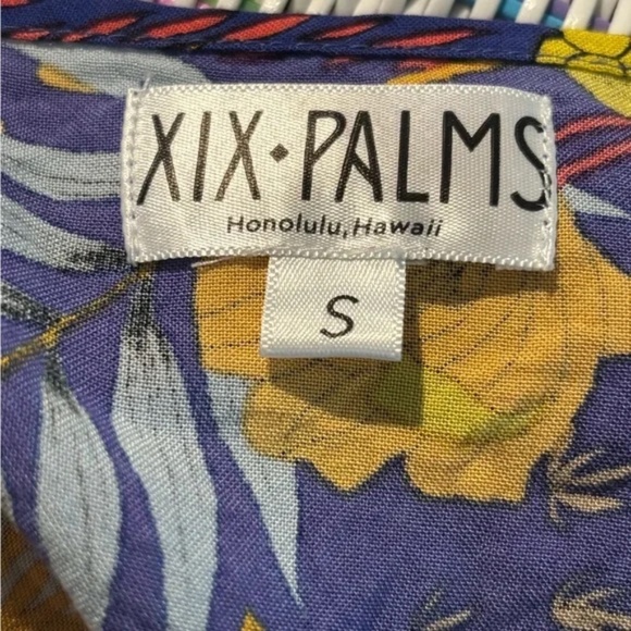 XIX Palms Honolulu Floral Wrap Blouse Size Small - Picture 4 of 10